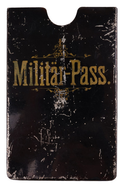 Schutzhülle Militär-Pass aus Metall
