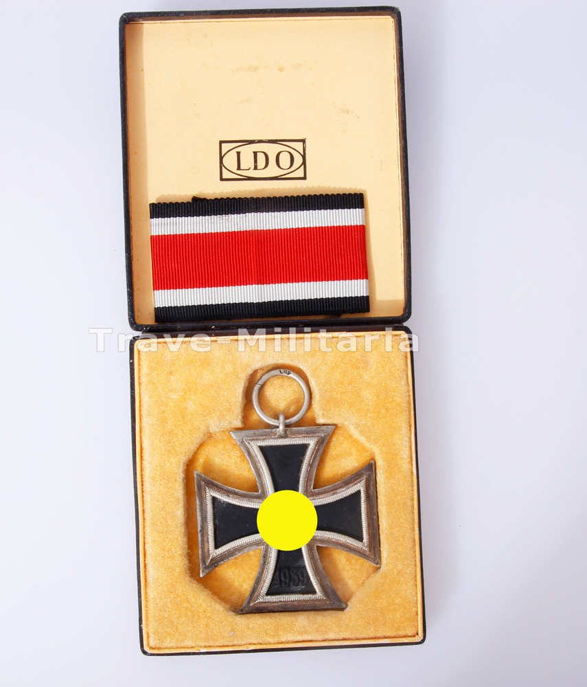 Klasse am Band EK2 LDO Verleihungs Etui Schatulle für Eisernes Kreuz 2