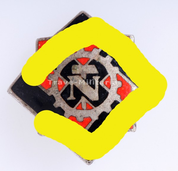 Technische Nothilfe (TeNo) Zivilabzeichen mit Matrikelnummer 27088