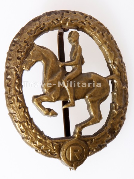 Deutsches Reiter Abzeichen 3. Klasse in Bronze 1930