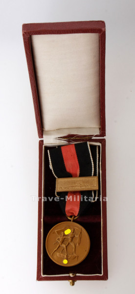 Sudetenlandmedaille im Etui Prager Burg
