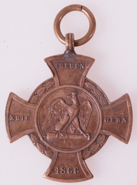 Preussen Erinnerungskreuz Treuen Kriegern 1866