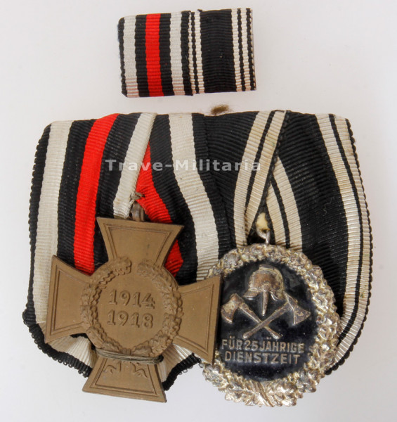 2er Ordensspange Preussen Feuerwehr