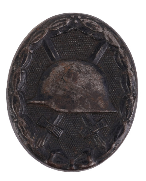 Verwundetenabzeichen in Schwarz entnazifiziert