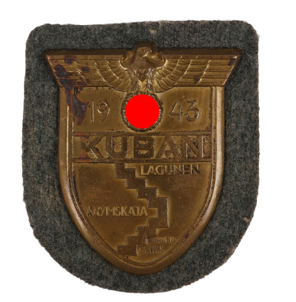 Kubanschild auf Heeresstoff