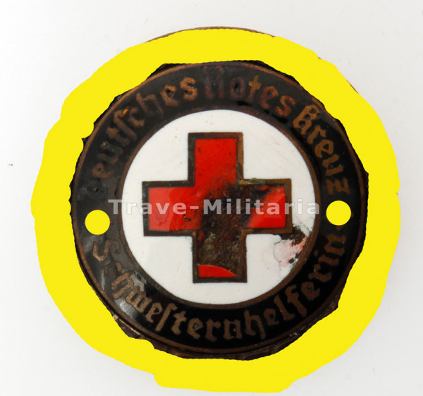 Deutsches Rotes Kreuz Dienstbrosche Schwesternhelferin