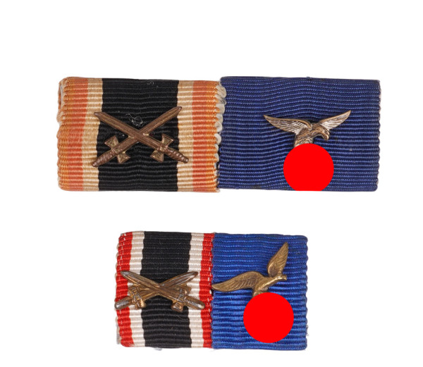 2x 2er Bandspange Luftwaffe