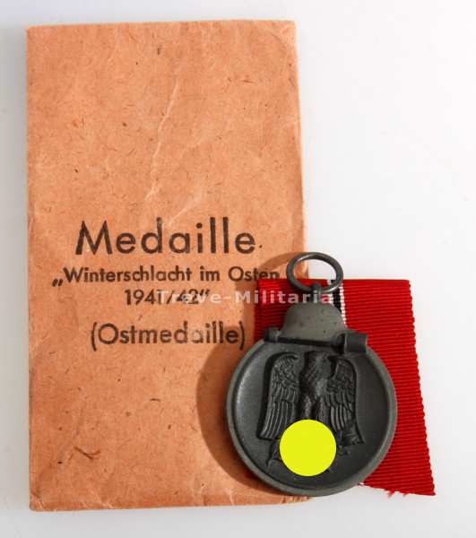Medaille Winterschlacht im Osten 1941/42 mit Tüte