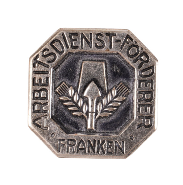 Franken Arbeitsdienst-Fördererabzeichen in Silber