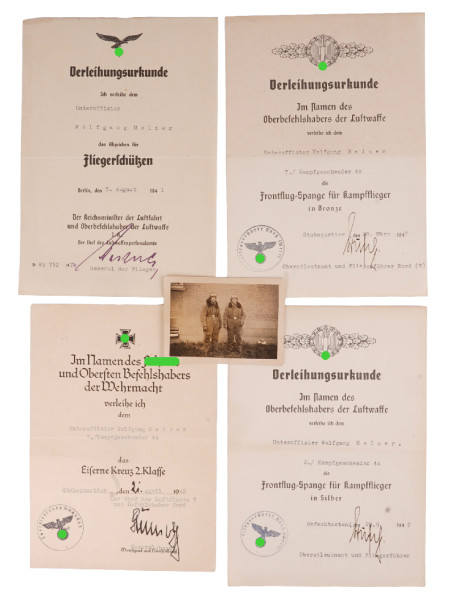 Urkundengruppe Melzer Kampfgeschwader 40