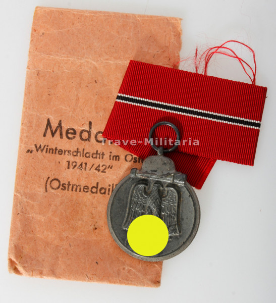 Medaille Winterschlacht im Osten 1941/42 mit Tüte