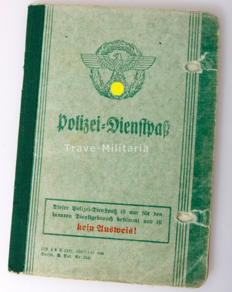 Polizei-Dienstpass Zielker