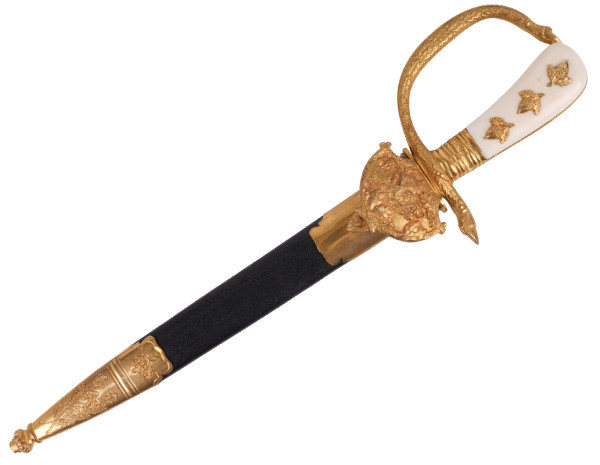 BRD Forstdolch mit Klingenätzung 1952