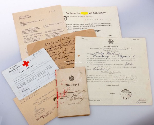 Papiernachlass Zahlmeister Kersting