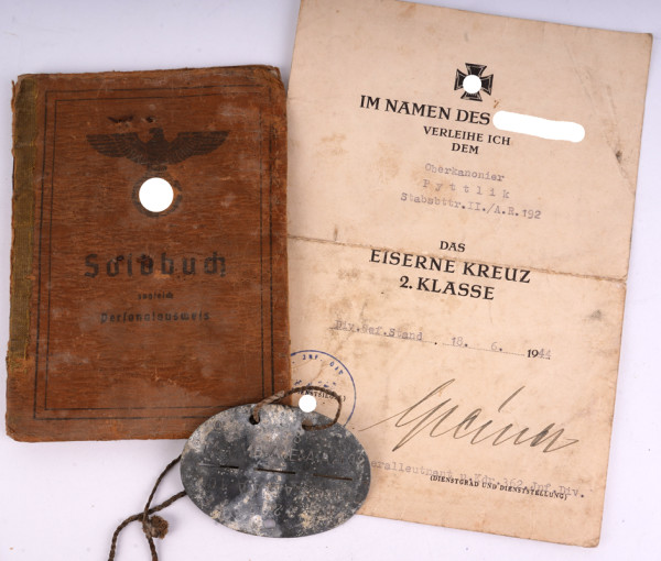 Papiere Pytlik A.R. 192, A.R. 362 Italienfeldzug
