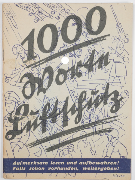 Heft: "1000 Worte Luftschutz" RLB