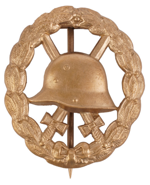 Verwundetenabzeichen in Gold 1918 - durchbrochen
