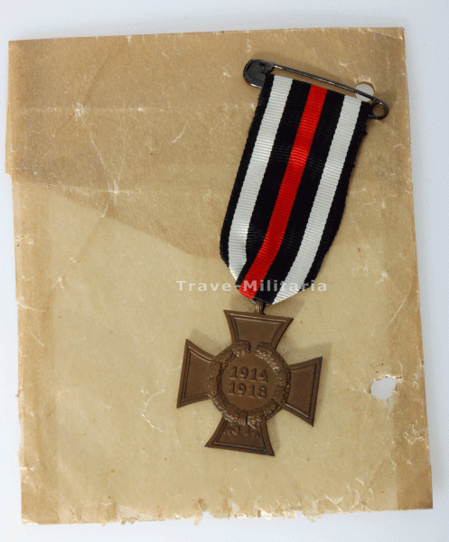 Ehrenkreuz für Kriegsteilnehmer mit Tüte