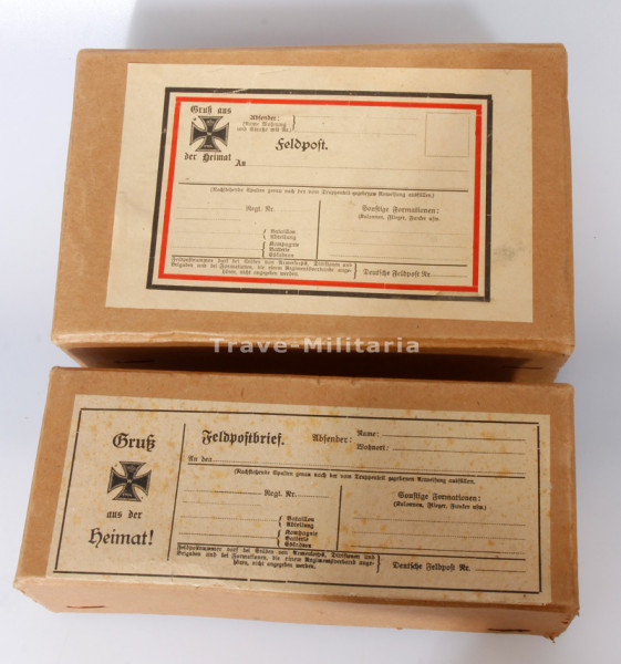 2 Feldpostpakete 1. Weltkrieg