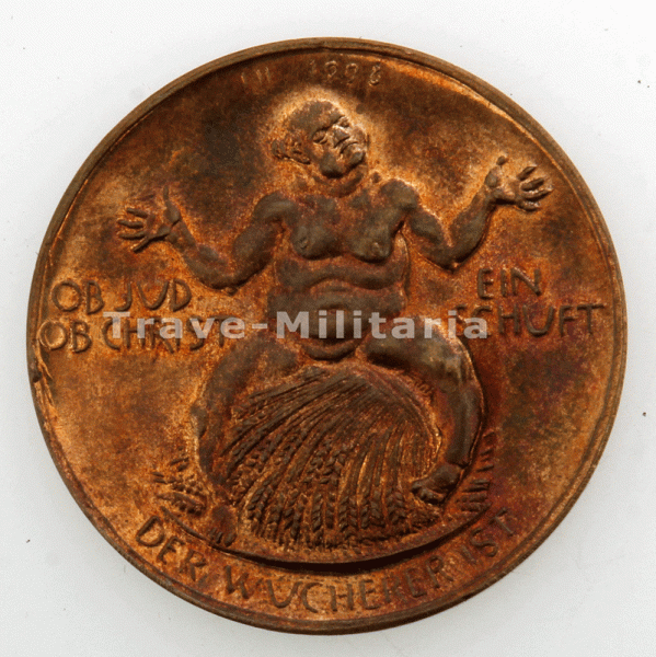 Schandmedaille 1923 "Ob Jud ob Christ"