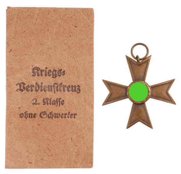 Kriegsverdienstkreuz 2. Klasse ohne Schwerter mit Tüte