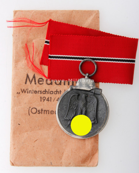 Medaille Winterschlacht im Osten 1941/42 mit Tüte