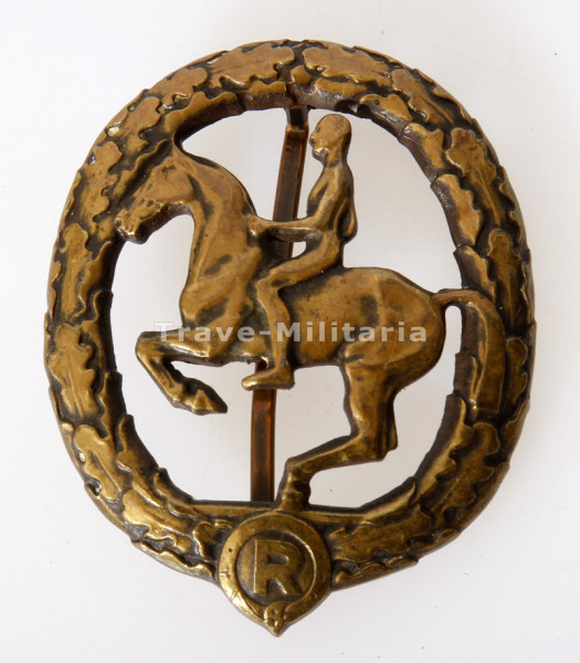 Deutsches Reiterabzeichen 3. Klasse in Bronze 1930