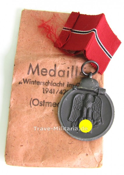 Medaille Winterschlacht im Osten in Verleihtüte