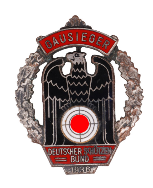 Deutscher Schützen-Bund Gausiegerbzeichen 1936