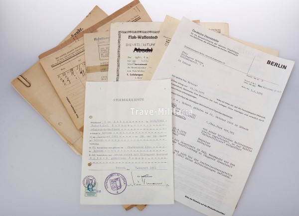Papiere Ratzow Luftwaffe