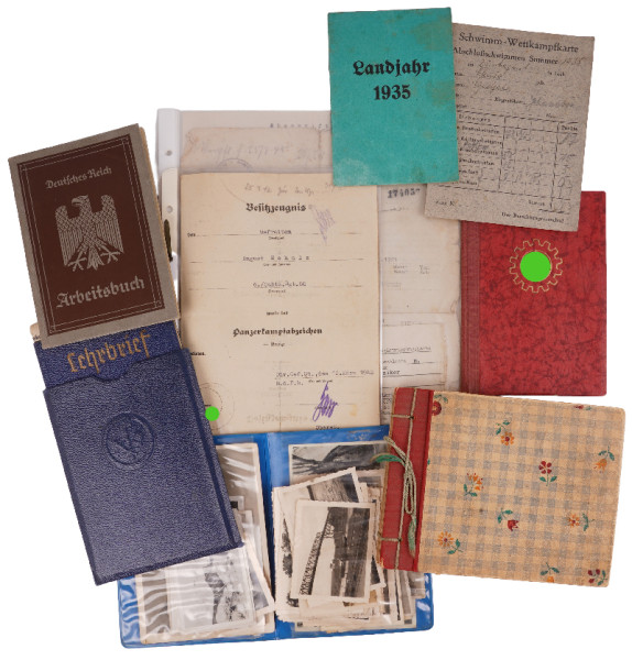 Papiernachlass August Schulz S.R.66 und Gren. Rgt. (mot) 200