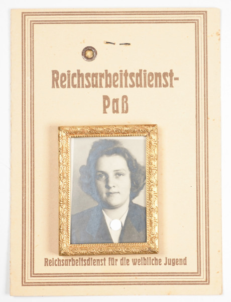 Reichsarbeitsdienstpaß RAD w. J. Stellbrink aus Brasilien