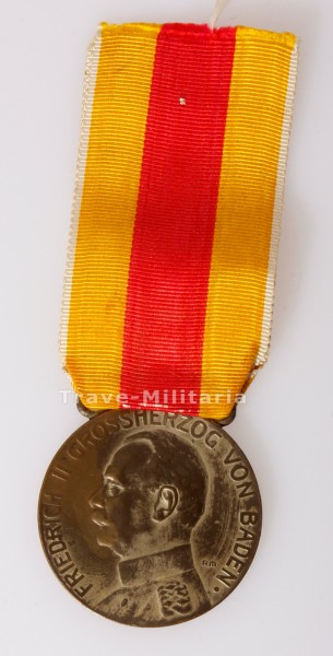 Baden Silberne Verdienstmedaille Friedrich der II. 1908