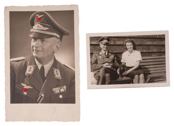 2 Fotos Major der Luftwaffe