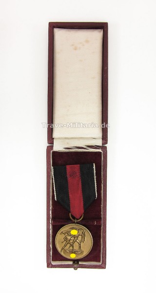 Medaille zur Erinnung an den 1. Oktober 1938 im Etui