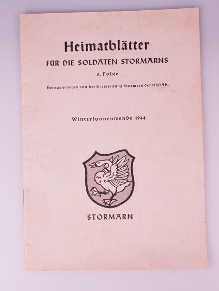 Heimatblätter für die Soldaten Stormarns 5. Folge 1944