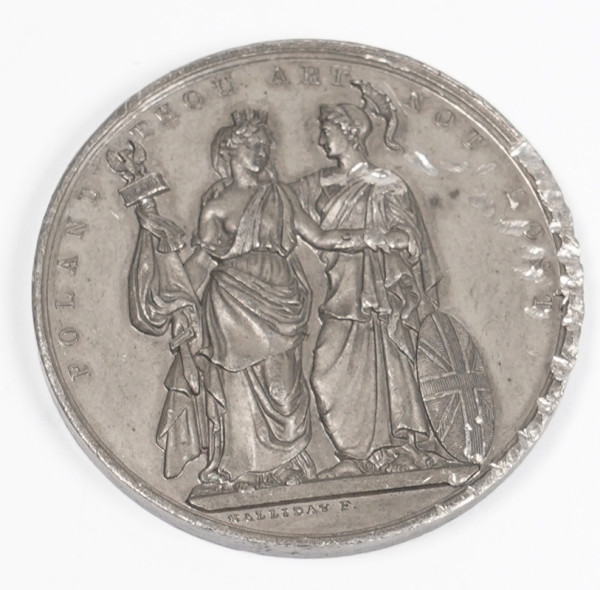 Polen Medaille 1833 "The Polish Assoc. of Great Britain"