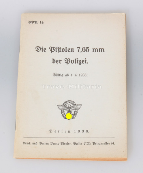 PDB.14 Die Pistolen 7,65 mm der Polizei Berlin 1938