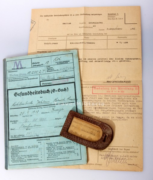 Gesundheitsbuch Marine Maat Kehlenbeck