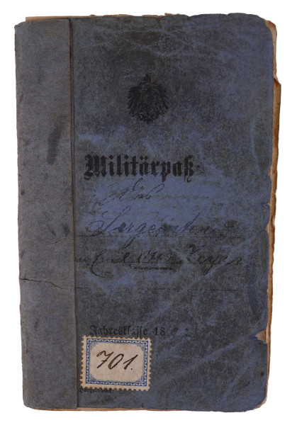 Militärpass Zeyer Grenadier-Regiment & Königin Olga, Landw. Inf. Regt. Nr. 126