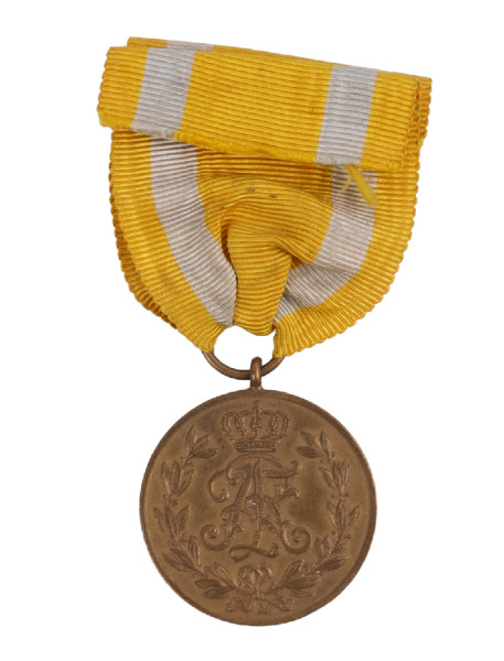 Sachsen Friedrich August Medaille in Bronze 1905