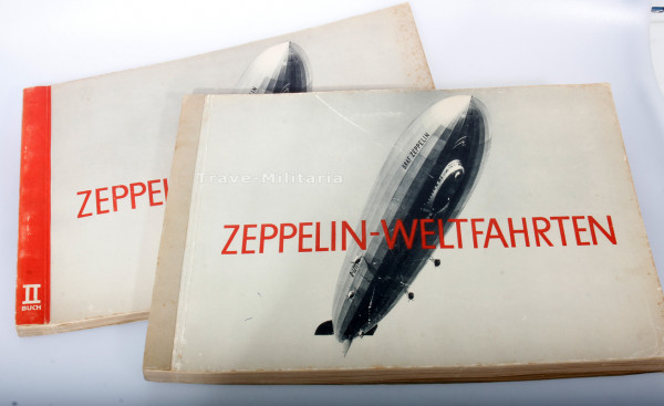 Sammelbilderalbum Zeppelin- Weltfahrten 2 Bände