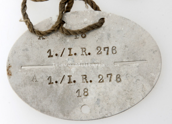 Erkennungsmarke 1./ I.R. 276 18 A