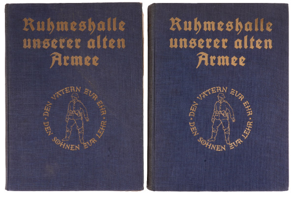 Konvolut: "Ruhmeshalle unserer alten Armee Band 1. und 2."