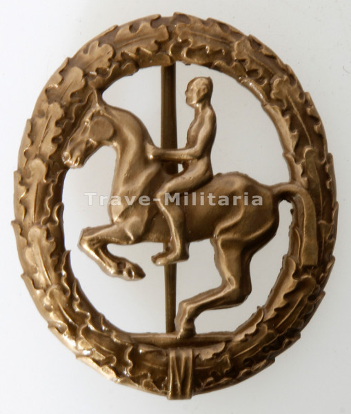 1957er Deutsches Reiterabzeichen in Bronze 1930 Wilhelm Schrader- Rottmers