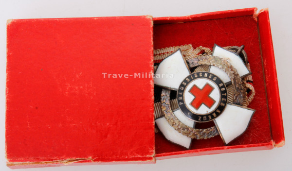 Verdienstkreuz 2. Klasse des Preußischen Landesverband vom Roten Kreuz 1925 im Etui