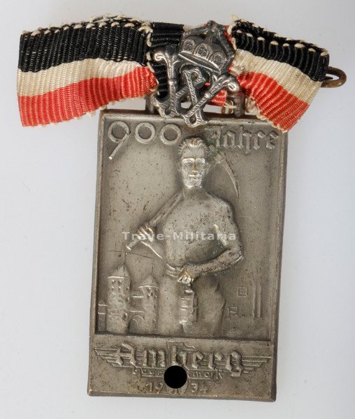 900 Jahre Amberg 1934 Veranstaltungsabzeichen
