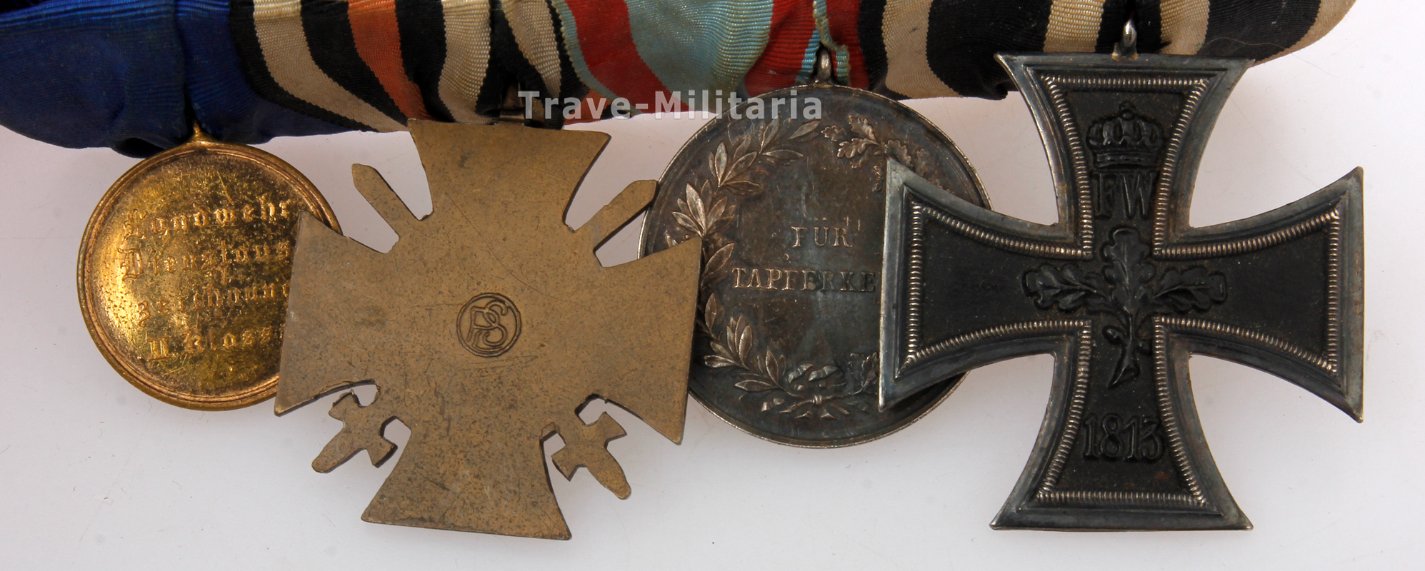 4er Ordensspange Hessen | Archiv | Trave Militaria - Orden und