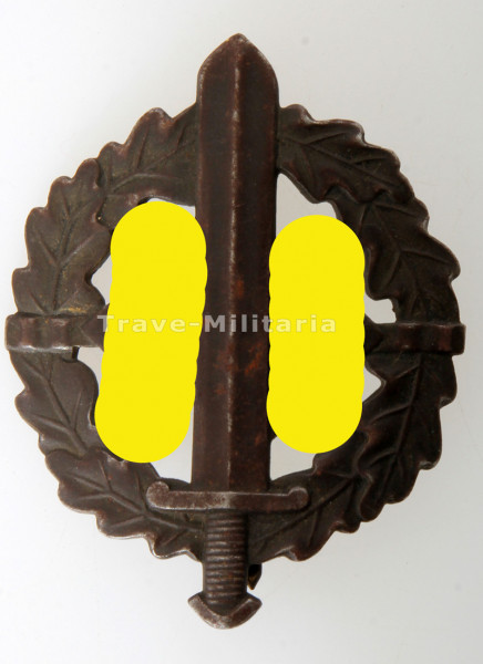 SA-Sportabzeichen in Bronze mit Matrikelnummer 455800