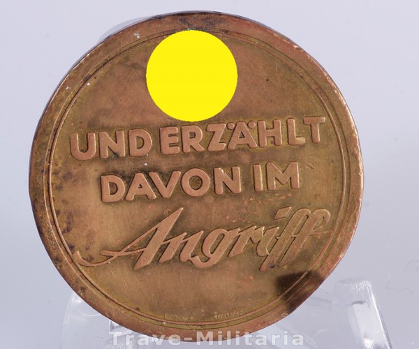 Medaille fährt nach Palästina und erzählt davon im Angriff